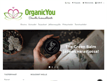 Tablet Screenshot of organicyou.fi